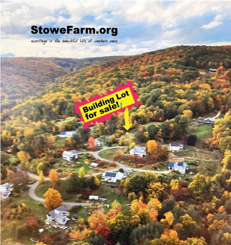 Last building lot at Stowe Farm Community