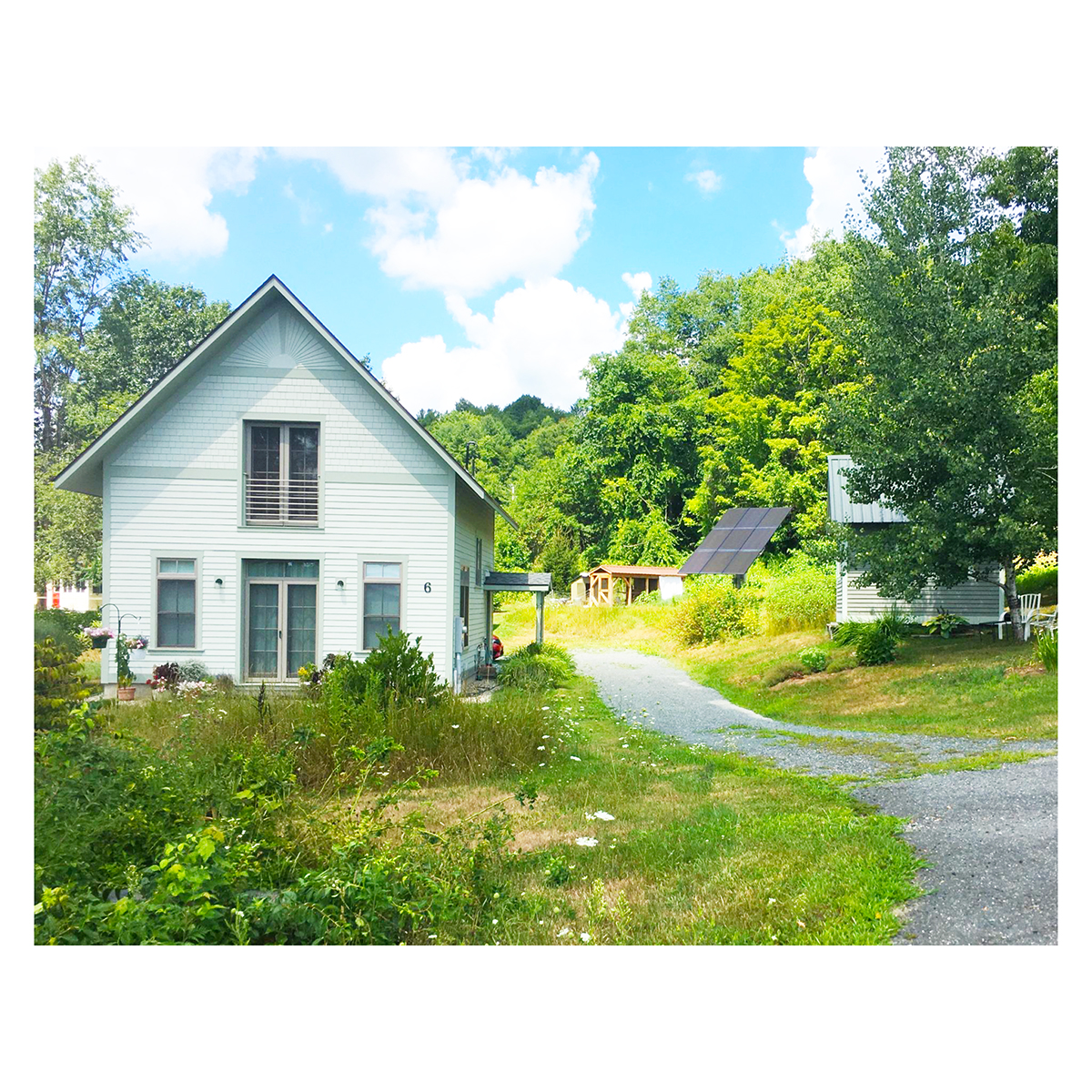 House and shed at Stowe Farm Community